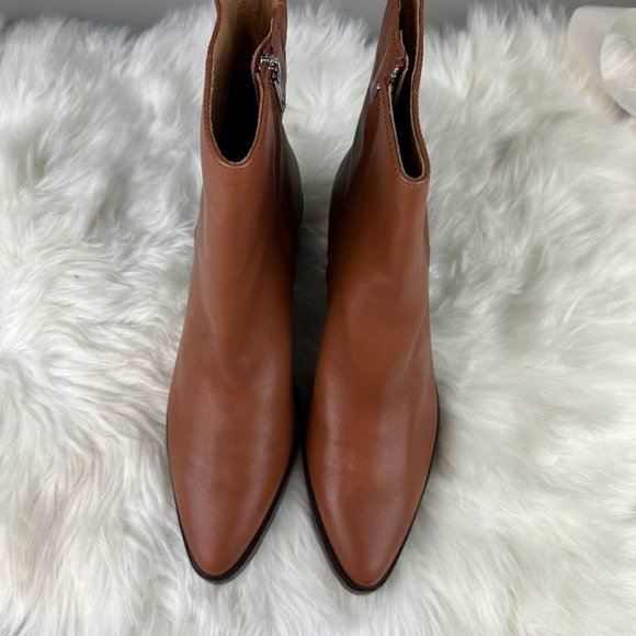 Madewell The Darcy Ankle Boot in Warm Cinnamon - Picture 4 of 9